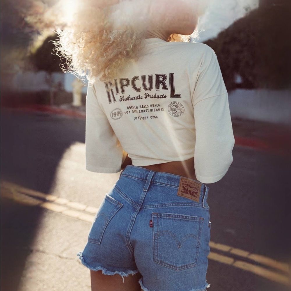 Levi’s 501 Original Denim Jean Cut Off Short High Rise